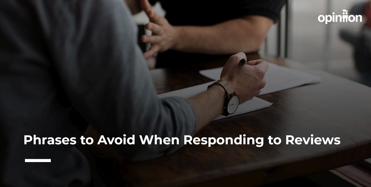 responding to reviews